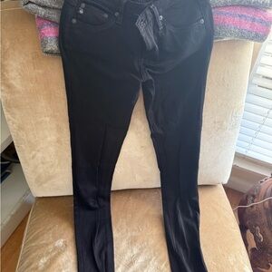AG Adriano Goldschmied Black Skinny Pants